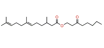 3-Oxooctyl (E)-3,7,11-trimethyl-6,10-dodecadienoate